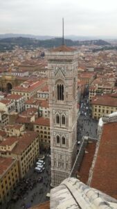 View from Cathedral of Santa Maria del Fiore - Giotto's Bell Tower