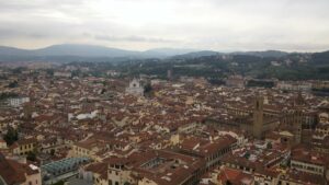 View from Cathedral of Santa Maria del Fiore