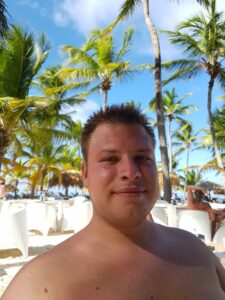 a man At the beach