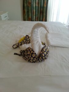 Towel swan