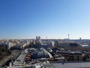 Rooftop views of Madrid