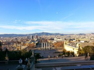 View from The Palau Nacional Barcelona
