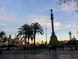 Christopher Columbus statue Barcelona