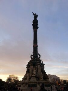 Christopher Columbus statue Barcelona