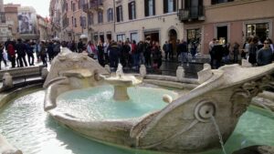 The Fontana della Barcaccia