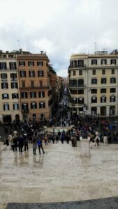 View from Piazza Trinità dei Monti