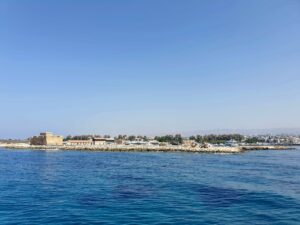 Paphos from sea