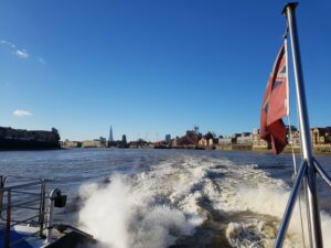 Boat trip in London