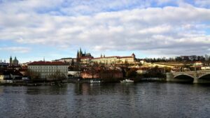 Boat trip on the Vltava river