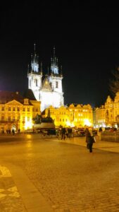 Prague by night
