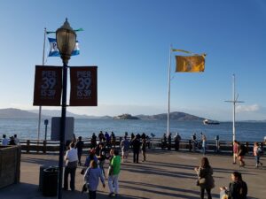 Pier 39 Alcatraz view