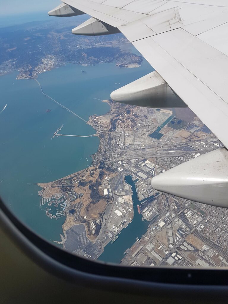 San Francisco from the plane