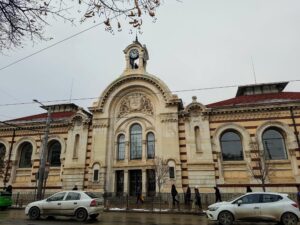 Sofia's Central Market Hall outside