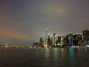 Staten Island Ferry night view NYC