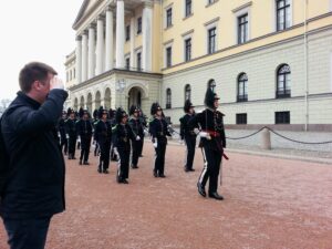 The Royal Palace change of the guard