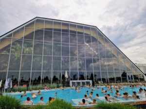 Galaxy - outside pool, Therme Bucharest