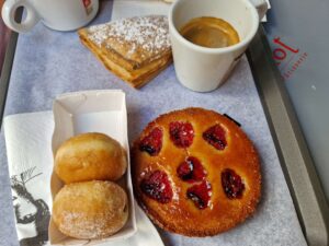 Food - pastries and coffee