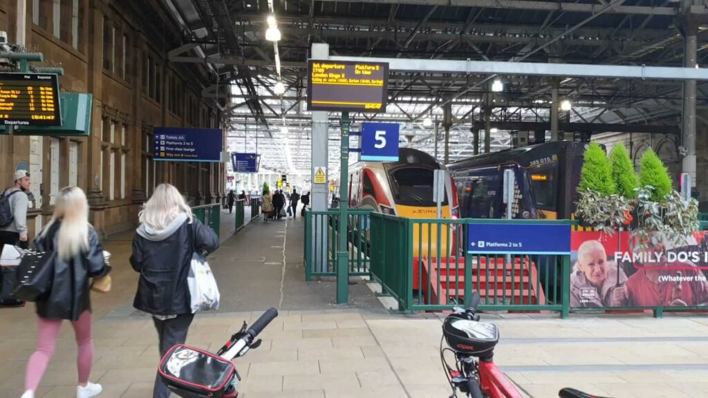 Edinburgh train station CheckinAway