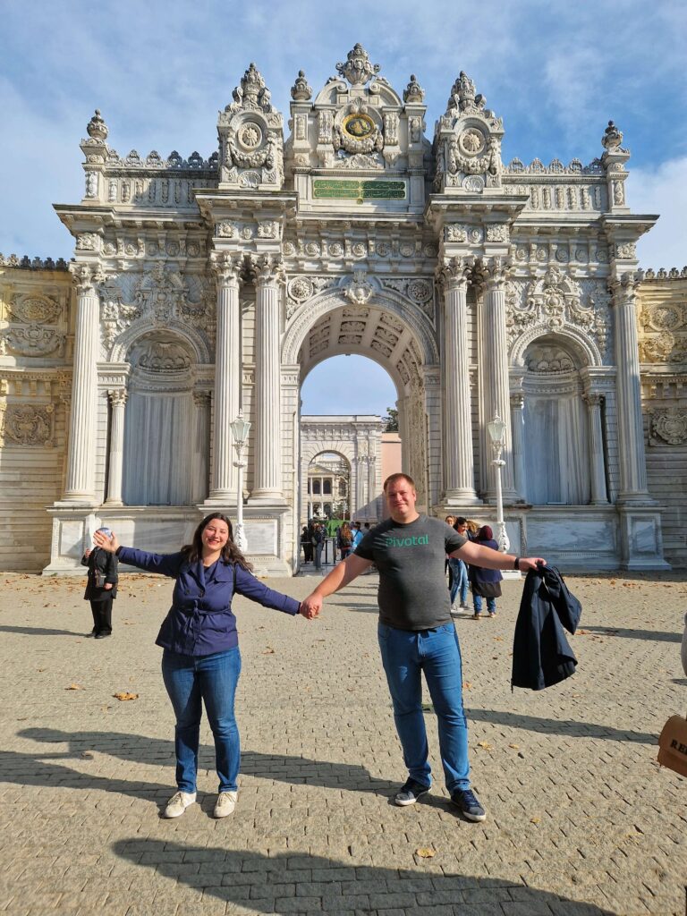 Dolmabahce Palace main entrance