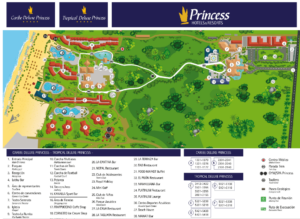 Caribe Deluxe Princess map