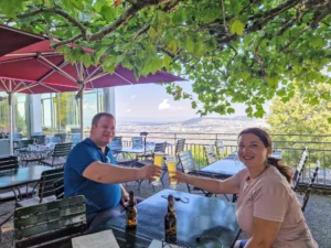 Gurten Plateau beer with a view