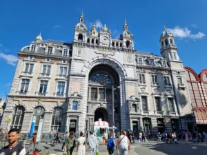 Antwerp Train Station outside