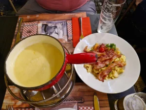 Food - fondue in Zurich