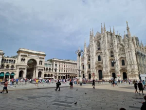 Milan cathedral square