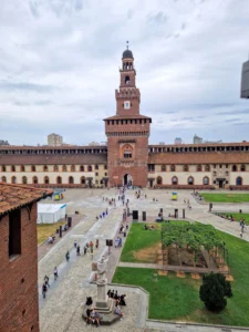 Sforzesco Castle view