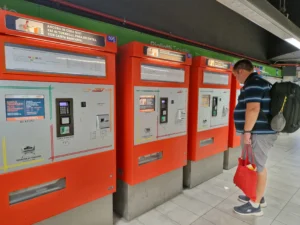 Transport ticket machine