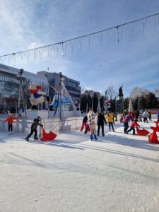 Craiova Christmas Market ice rink