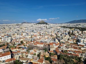 Athens views from Acropolis