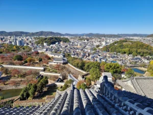 Himeji castle - views from the top