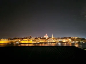 Valletta during the night
