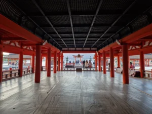 Itsukushima Shrine inside