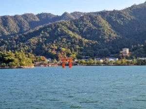 Miyajima ferry view