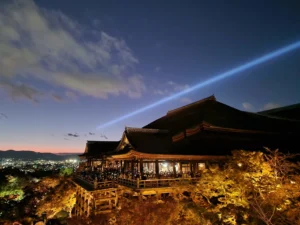 Kiyomizu-dera night view