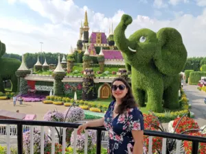 Dubai Miracle Gardens view