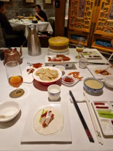 Beijing food - Beipinglou Pekin duck restaurant