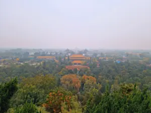 Jingshan Park views towards Beijing