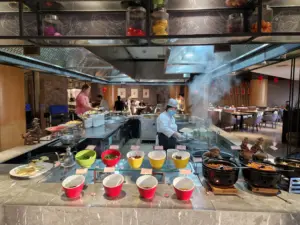 Ramada Xi'An breakfast buffet view
