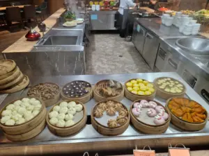 Ramada Xi'An breakfast food dumplings