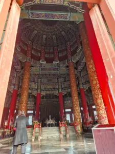 Temple of Heaven - Hall of Prayer for Good Harvests inside