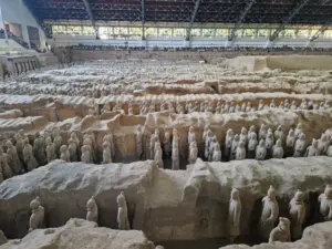 Terracotta Army (Emperor Qinshihuang's Mausoleum) view