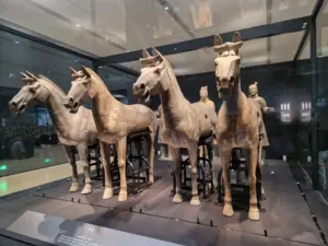 Terracotta Army Exhibition Hall horses