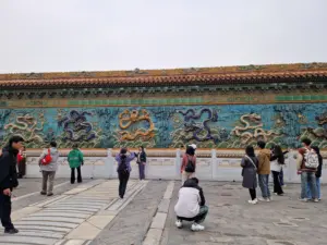 Forbidden City Nine dragon screen