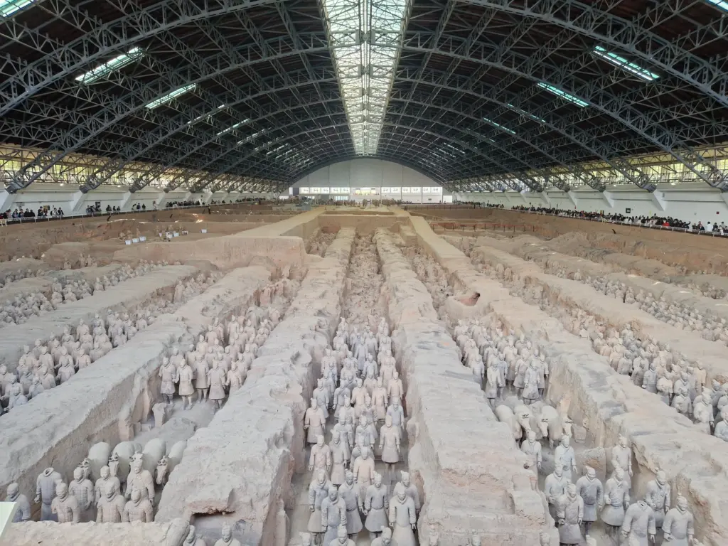 Pit 1 Terracotta Army view