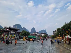 West Street in Yangshuo view