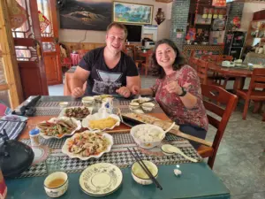 Huangluo Yao Village lunch