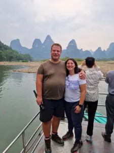 Xingping boat trip view